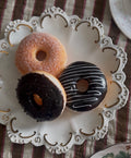 Set of 3 Fake Food Donuts Plate
