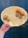 Fake food plate- mushrooms