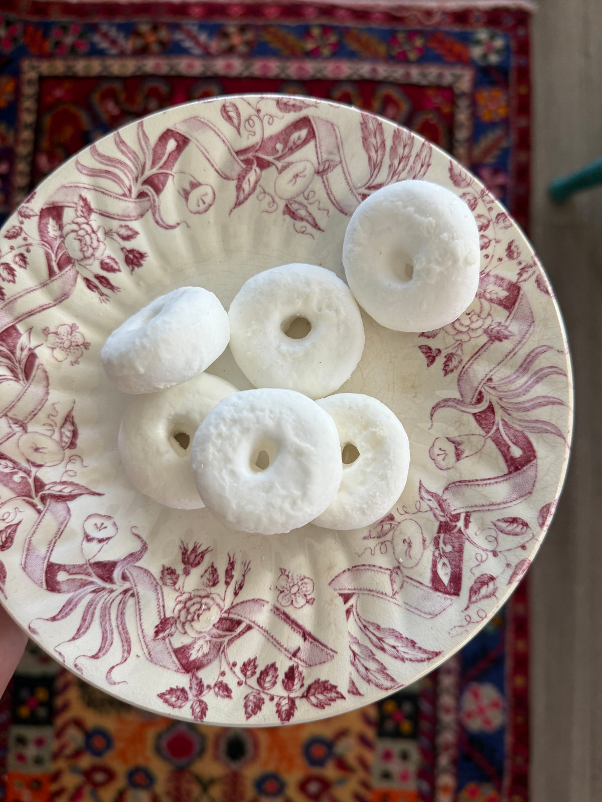 Powdered Donut Plate