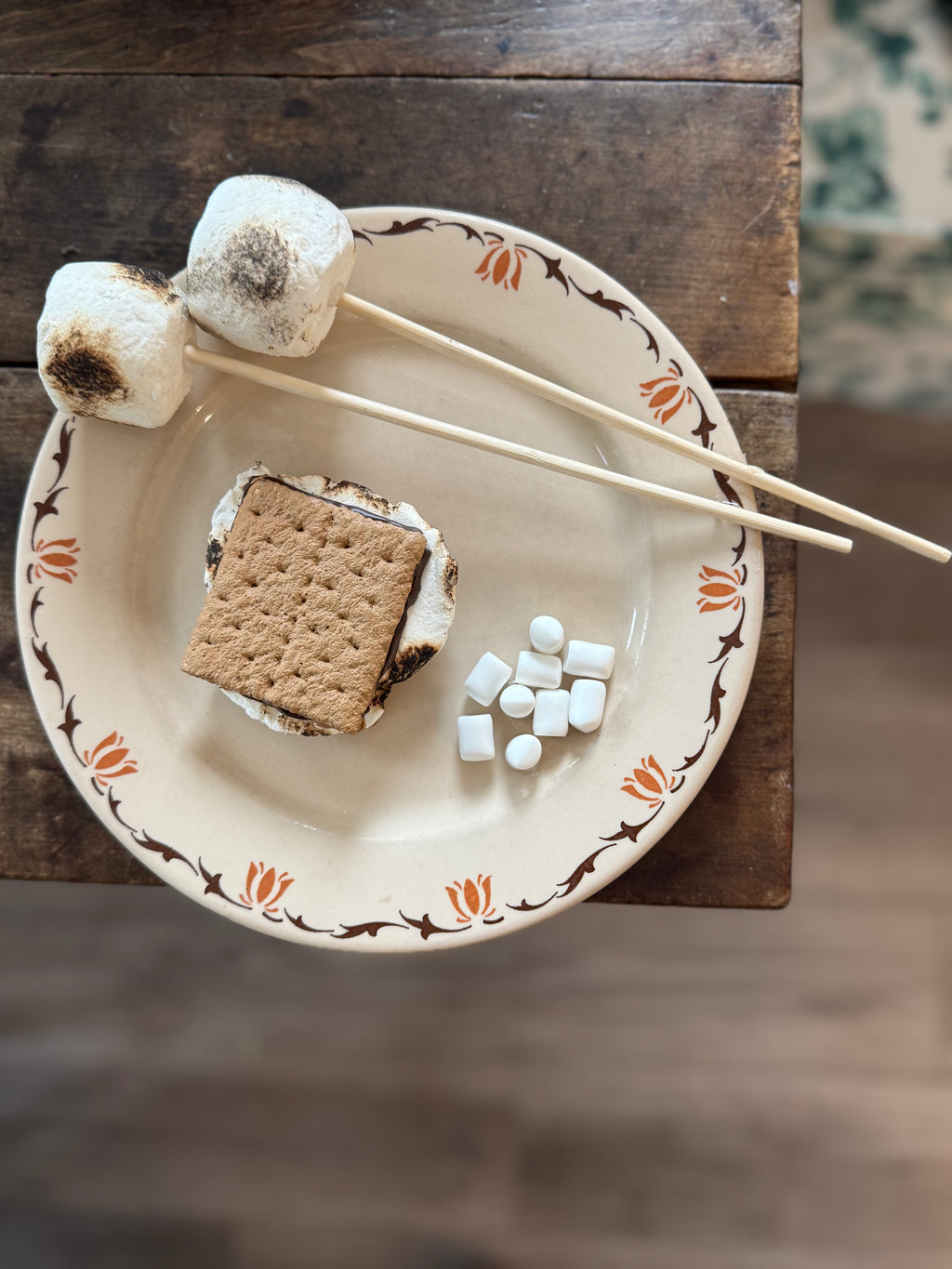 Fake food plate- Smores