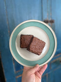 Fake Food Plate- Brownies