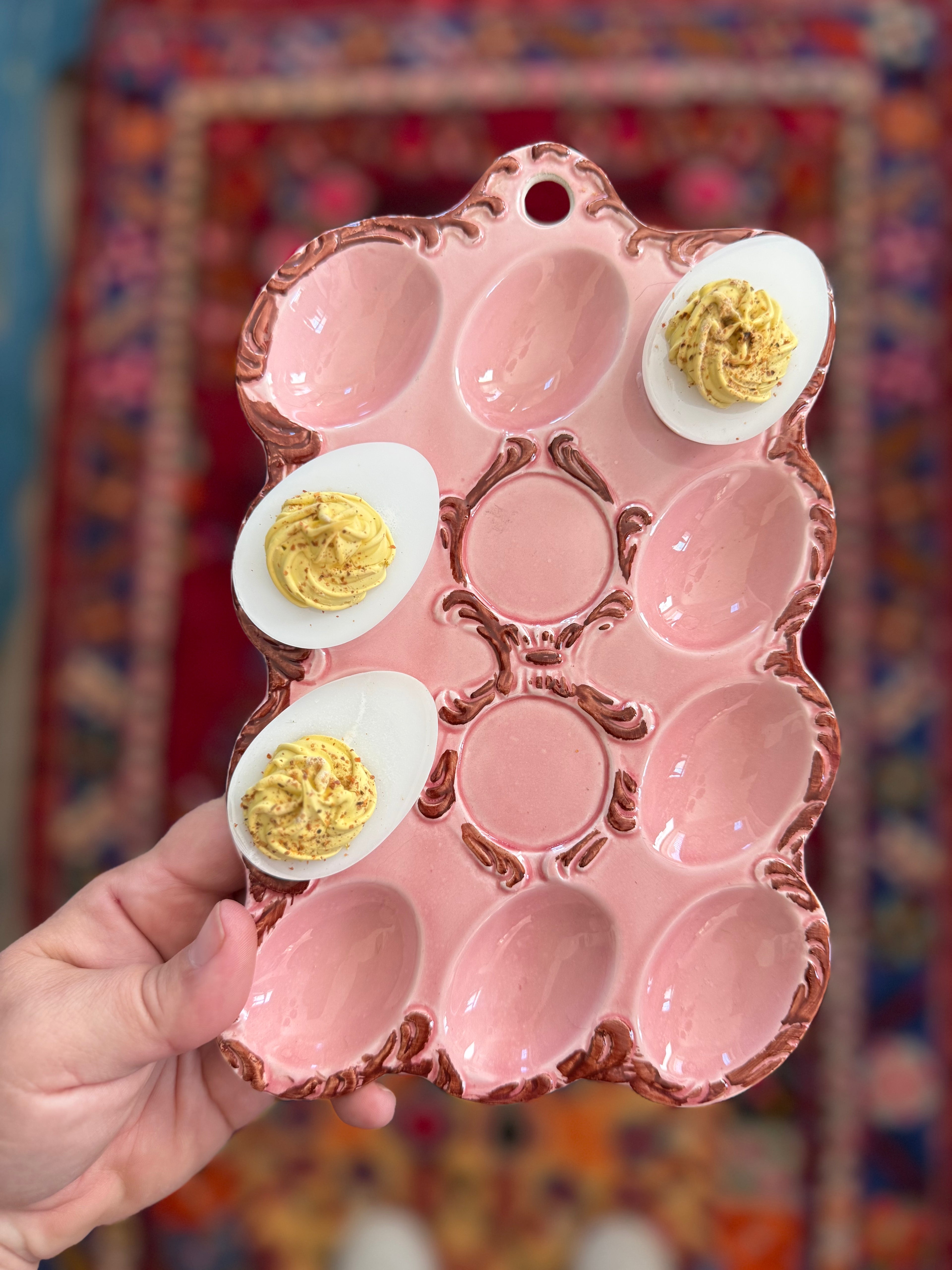 Deviled Eggs in Tray