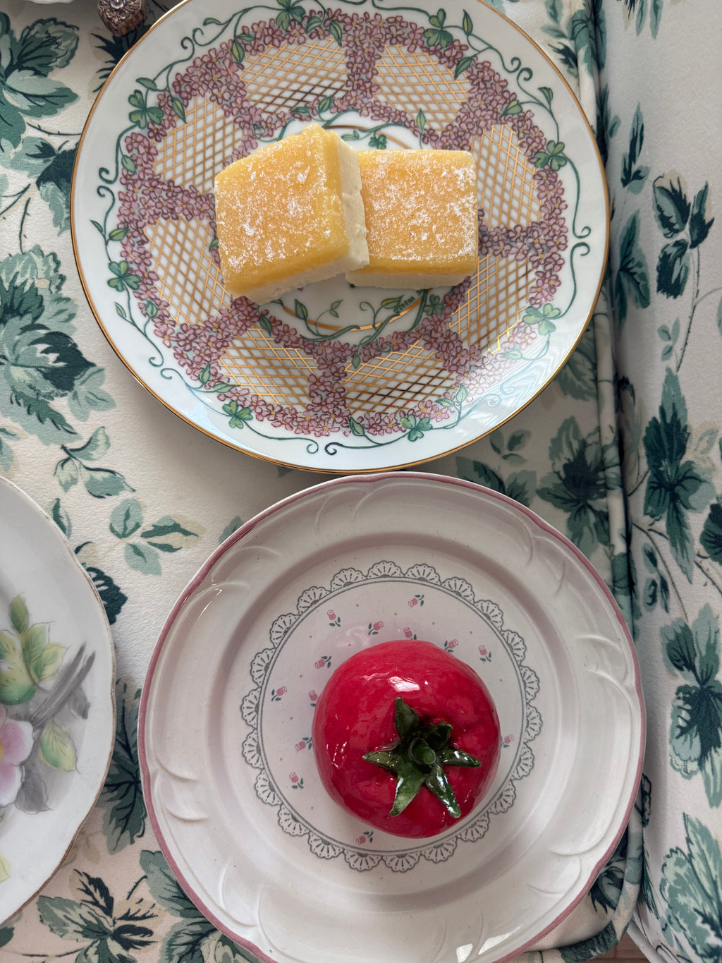 Set of 5 Fake Food Plates