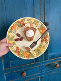 Fall Pumpkin Pie Fake Food Plate