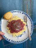 Spaghetti Fake Food Plate