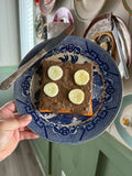 Nutella with Bananas- Fake Food Plate