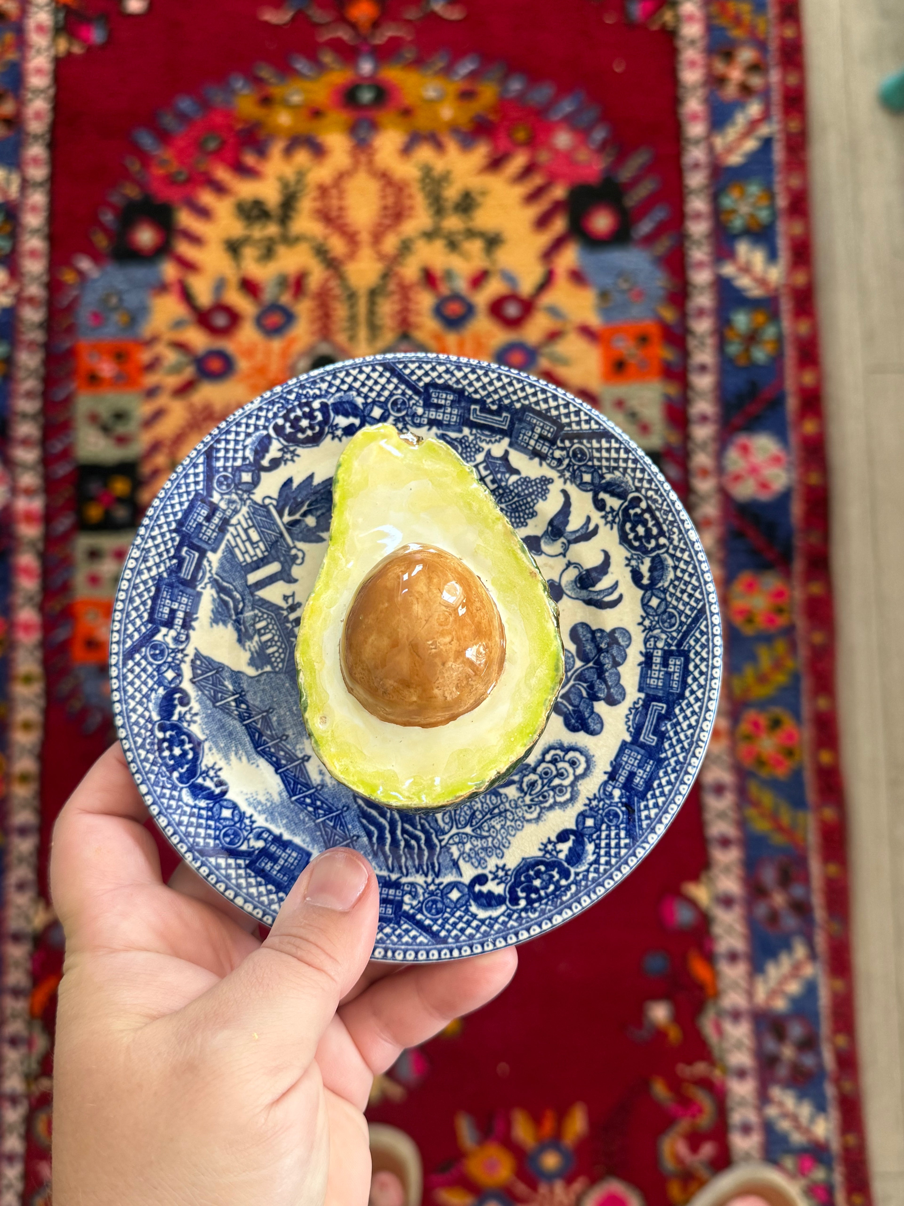 Ceramic Avocado Plate