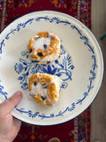 Blueberry biscuit vintage plate