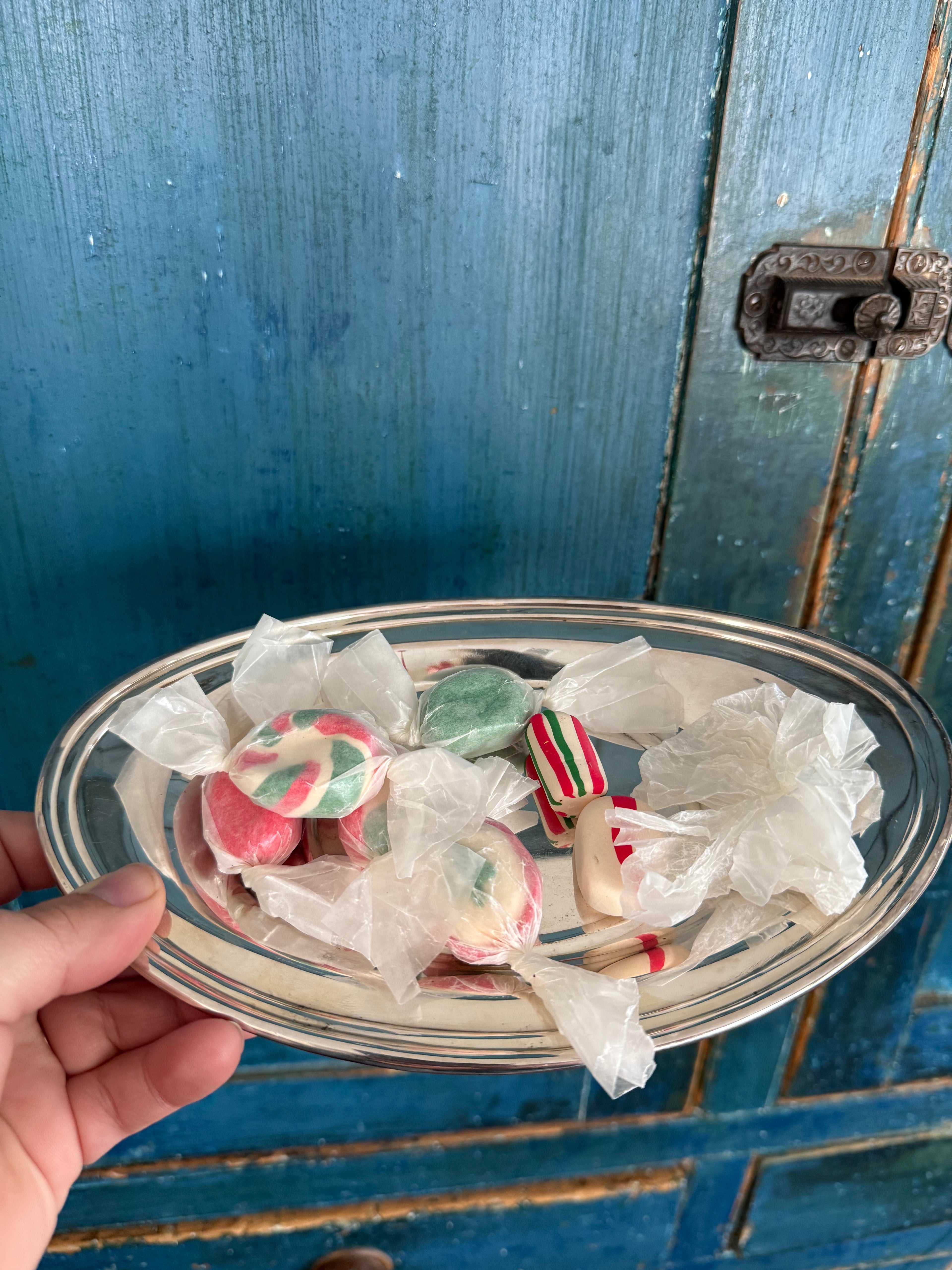 Holiday Candy Fake Food Plate