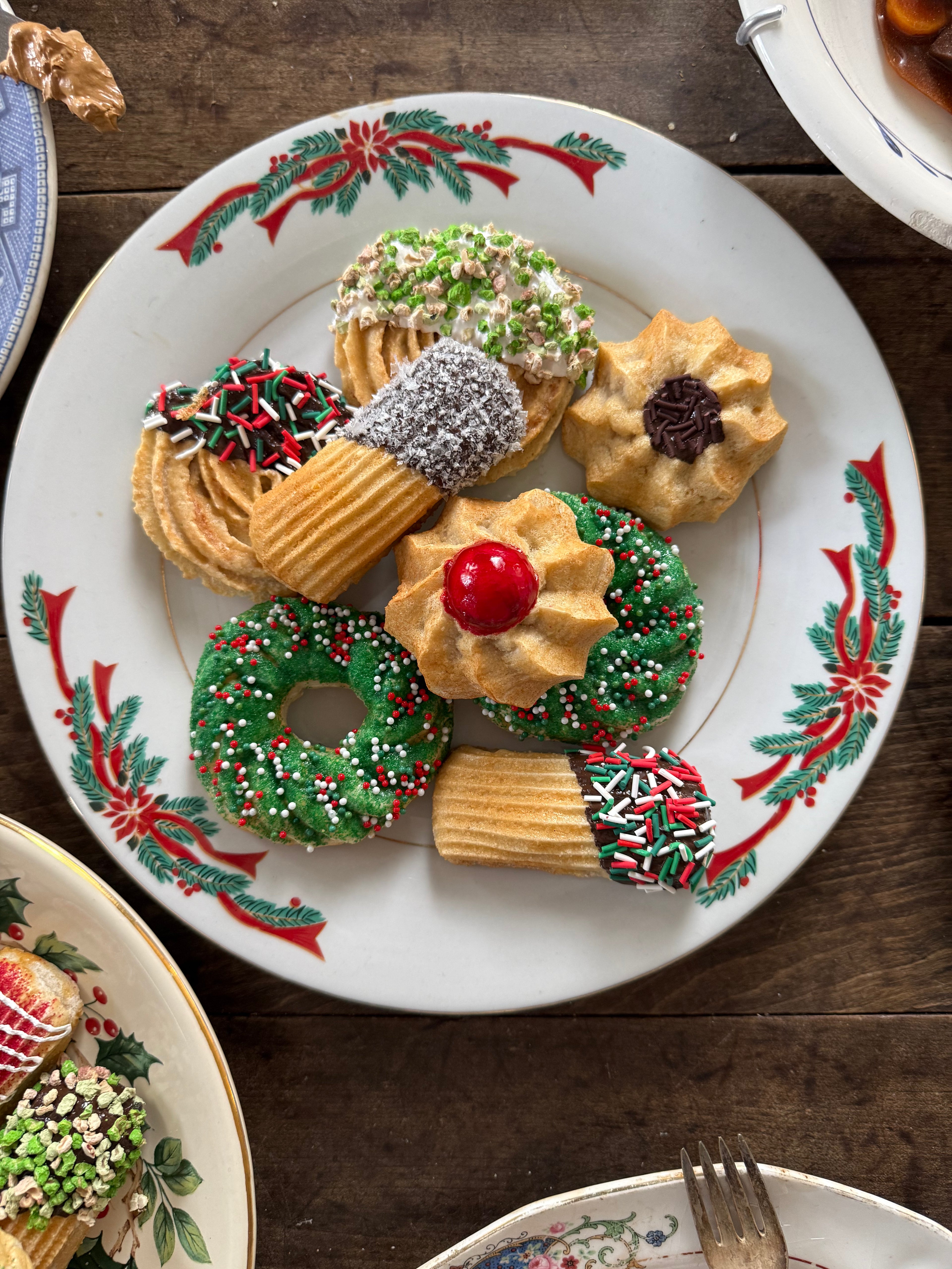 Holiday Cookies #2 Fake Food Plate