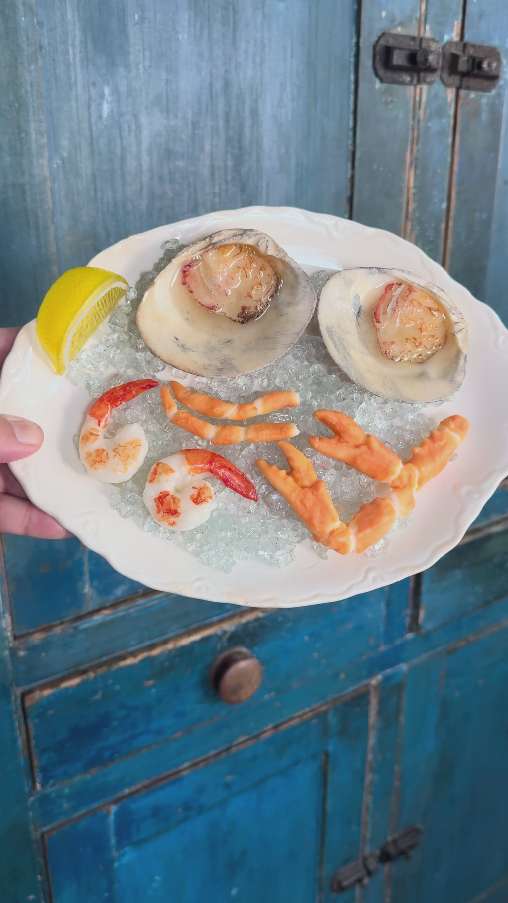 Seafood Fake Food Plate